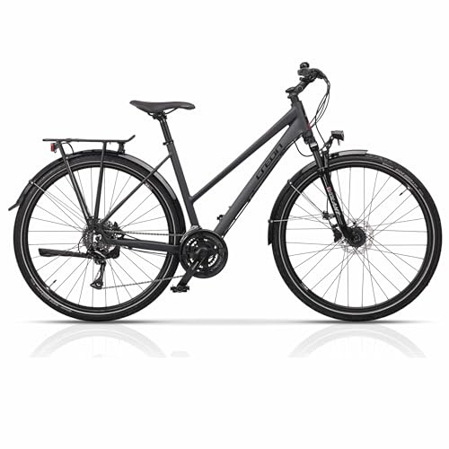 Airtracks 28 Zoll Damen Trekking Fahrrad Trail 4.0 Lady Trekkingrad 24 x Gang Shimano ACERA RD-M360 SGSL - Rahmenhöhen 45cm, 50cm, 55cm - Modell 2025 (50cm (Körpergröße 165-175cm))