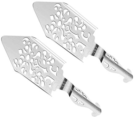 HOLIDYOYO 2piezas Cuchara De Absenta Inoxidable Filtro Multifuncional Para Menaje Cocina Con Diseño Tradicional Para Cócteles y Aperitivos El Hogar