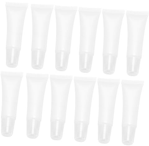 Beaupretty Diy Tube Set 60pcs Empty Lip Pomade Containers Reusable Lightweight Portable