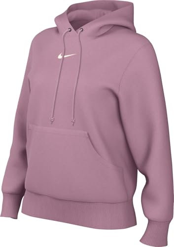 Nike Phnx Fleece Std Felpa con Cappuccio da Donna Elemental Pink/Sail XS