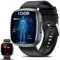 2025 Reloj Medidor de 𝐆𝐥𝐮𝐜𝐨𝐬𝐚 con ECG/Ácido Úrico/Lípidos, 1.75 ECG Smartwatch con BMI/Fatiga/Emociones, 24/7 Presión Arterial, Temperatura Corporal, SpO2, Sueño Salud Watch para Android iOS
