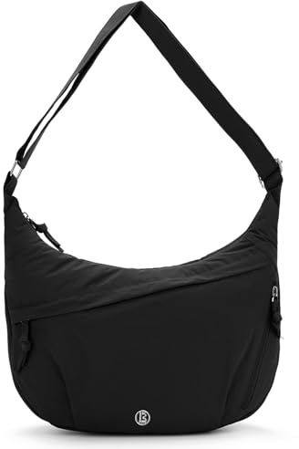 VIMUTI Halbmond Umhängetasche Damen | Wasserabweisende Nylon Crossbody Bag Damen | Moon Bag mit Verstellbarem Schultergurt | Schultertasche für Arbeit, Reisen, Alltag & Festival