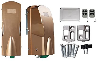 ZKLGS Sliding Gate Motor, Double Rolling Wheel Swing Gate Opener For Dual Home Automatic Gate/Door Strong Engine Actuator For Driveway for Sliding Gate Motor(A)