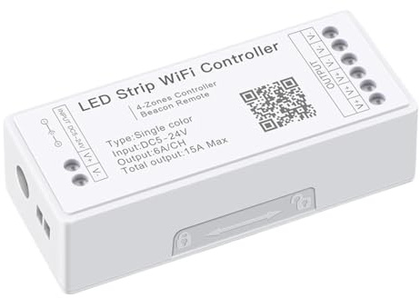 12V Tuya Smart Life LED Controller WiFi Smart Switch Interruter Inteligente LED Streifen Licht Schalter Arbeit Mit Alexa Google Hause(RGBCCT Controller)