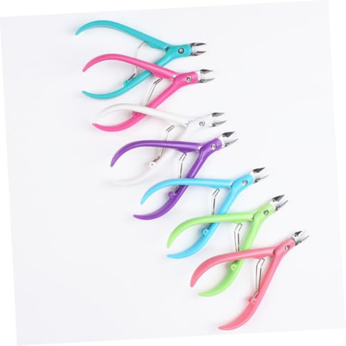 ARTSEWPLY Alicate Para Cutículas Cortador De Cutículas 3 Piezas Tamaño Estándar Con Mango De Plástico Portátil Para Manicura y Pedicura Casa y Salón