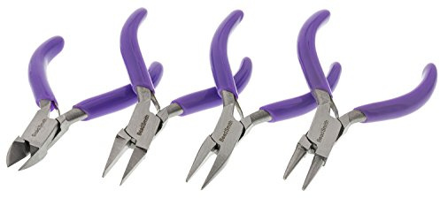 The Beadsmith Micro-Mini-Schmuck-Werkzeug-Set, 4-teiliges Zangen-Set, so klein