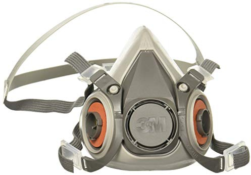 3M 50051131070252 Half Face Piece Respirators 6000 Series, Reusable