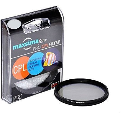 Maxsimafoto Professional 62mm Circular Polarizing Filter CPL, C-PL for Panasonic DMC-FZ1000 Lumix Bridge Camera, FZ1000EB, FZ1000.