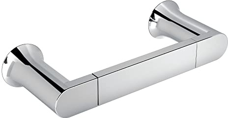 Moen BH3886CH Genta Modern Double Post Bathroom Hand Towel Bar, Chrome