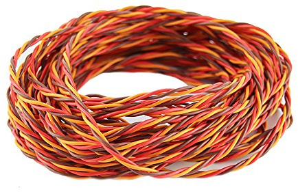 OliYin 32 Füße 22AWG 60cores Twisted Servo führen Servo erweitertes Kabel verdrillten Draht für JR Servo Extension