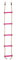 OTITU Échelle de Corde pour Enfants - Échelle Suspendue pour Enfants, Échelle d'escalade avec 5 Echelons en Bois Jouet d'escalade Jouet de Jardin pour Enfants Échelle de Corde Robuste Rose