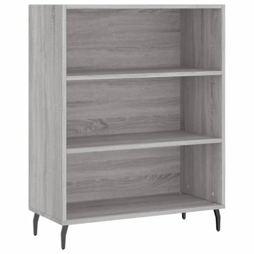 HEFZGDB Regalschrank Grau Sonoma 69,5x32,5x90 cm Holzwerkstoff Living Room Cabinets Barschrank Vorratsschrank Küche Apothekerschrank Küche für Küche Café Wohnstube Speisesaal