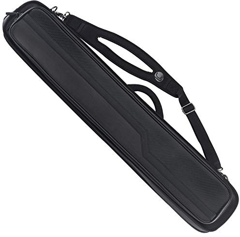 LUCASI Pro Series Custom Pool-/Billardkoffer LC948W für 4 Butts, 8 Schäfte, Sprungqueue und mehr.