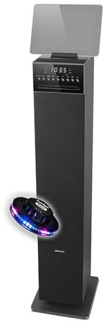 Enceinte Colonne HiFi - Muse M-1350BTC - 180W - USB Bluetooth CD Radio FM Entrées AUX RCA/Jack - Réveil - Télécommande