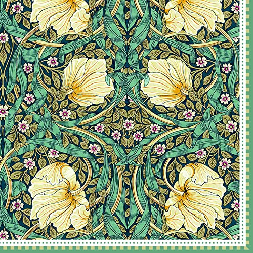 Paper Napkins 33X33CM William Morris Black