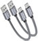 JALIXI Short USB C Cable 30CM, USB to USB C Cable Fast Charging Nylon for iPhone 16/15 Pro Max, Samsung Galaxy S24 S23 S22 A55 A54 A35 A25 A15, Car Charger, Android Auto, Powerbank