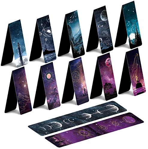 Coole magnetische Lesezeichen, Weltraum-Lesezeichen für Buchliebhaber, Bulk-Lesezeichen für Damen und Herren, einzigartiges Lesezeichen zum Lesen, Studenten, Klassenzimmer-Geschenke, Schulpreis,
