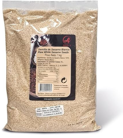 Sésamo blanco sin tostar 1Kg Red-A
