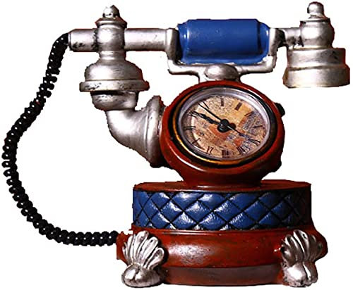 HPTHLY Rotary Dial Telephone Model, Retro Desktop Telephones Corded Phone for Home and Office Decoration, Classic Style Vintage Rotary Dial Phones, Friends Gift