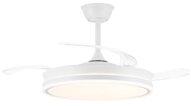 Ventilador LED aspas retráctiles Evo Blanco 72W 7920Lm CCT Dim Smart
