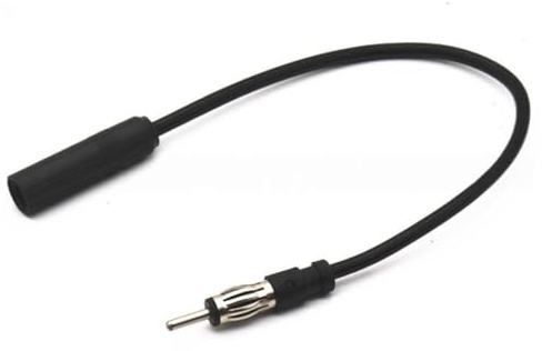 Panlouting Autoradio Antennen Verlängerungskabel | DIN Stecker auf DIN Buchse | 35cm | RG174 FM AM Koaxialkabel für Fahrzeug, LKW, Autoradio