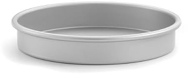 Chabrias Ltd 6-12 Inch Deep Cake Tin, Aluminium, Fixed Base, UK Made (Shallow Sandwich Tin, 9)