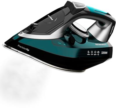 Cecotec Ferro da Stiro a Vapore Fast&Furious 5060 Ultra Steam. 3200W, Sistema Spegnimento Automatico, Vapore Continuo 70g/min, Colpo di Vapore 270 g/min, Sistema Antigoccia, Doppia Piastra Ceramica