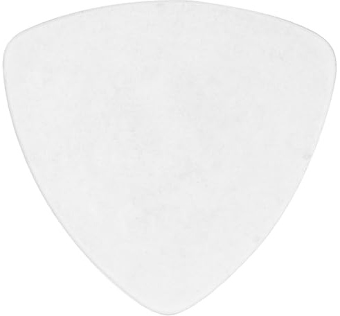Abaodam Nylon Plektrum für Gitarre und Bass Verschleißfestes Weißes Gitarrenplektrum mit Starkem Klang für Akustik und Folk Gitarre als Gitarrenzubehör Zufällige Farbe