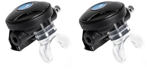 ISTOVO 2X Scuba Diving 2. Stufe Atemregler Professionelle Unterwasser Scuba Dive Octopus Tauchregler AusrüStung ZubehöR-Schwarz