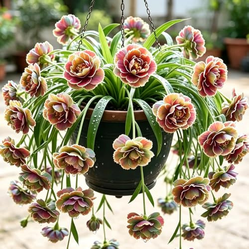 ragno - Chlorophytum comosum ufficio giardino di coperto balcone d'appartamento esotiche 3piante