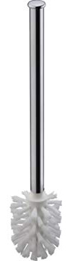 Hansgrohe 40089000 WC-Bürste Logis Classic mit Stil, verchromt, Weiß