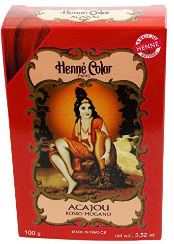 SITARAMA Henne Color Färbepulver Mahagoni Acajou 100g
