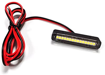 JinXiu 1x Waterproof Plate Light with 15 White LED for License Plate Light, Backup Tail light or Brake Light for Motorcycle Bike ATV Car RV SUV …