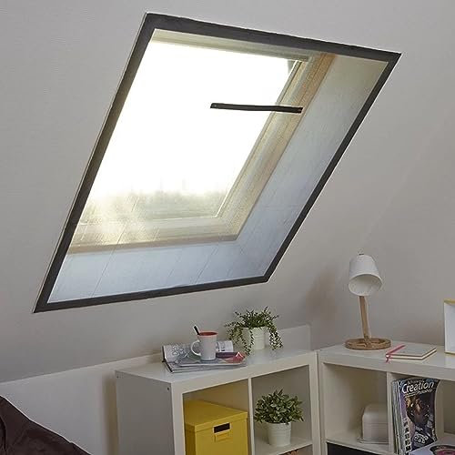 MADECOSTORE Moustiquaire fenêtre de Toit L.130cm x H.150cm