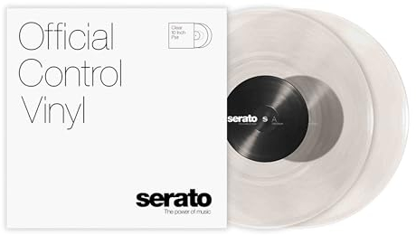 Serato 10 Control Vinyls Clear (Paar)
