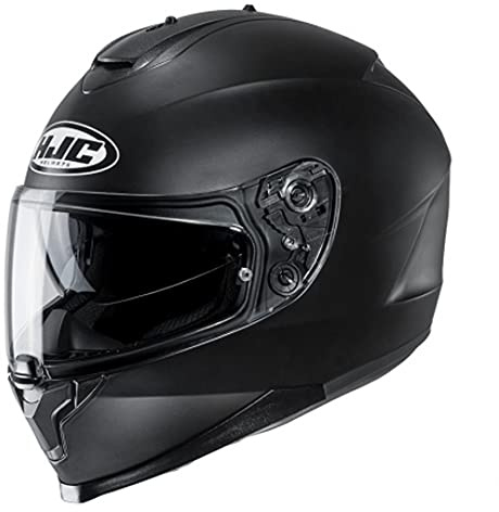 Motorradhelm HJC C70 SEMI MAT Schwarz/SEMI Flat Black, Schwarz, XS