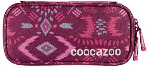 coocazoo Federmäppchen PencilDenzel, Schlamperetui, Geodreieckfach, Stundenplanfach, herausnehmbarer Stiftehalter, zusätzliches Reißverschlussfach