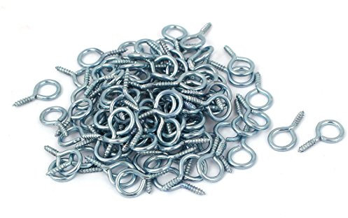 Aexit Jewelry Garden Vine Wire 1.9mm Thread Dia Eyelet Screw Eye Hook 100pcs (f0c1e18555dd8f41d961436b15a4d3e0)
