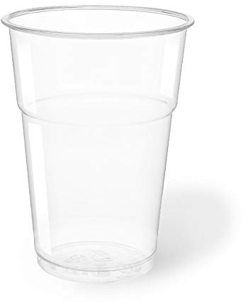 100/500/1000 Bicchieri monouso 400ml tacca 0,3 Biodegradabili e Compostabili in PLA usa e getta Plastic free | After Plastic (1000)