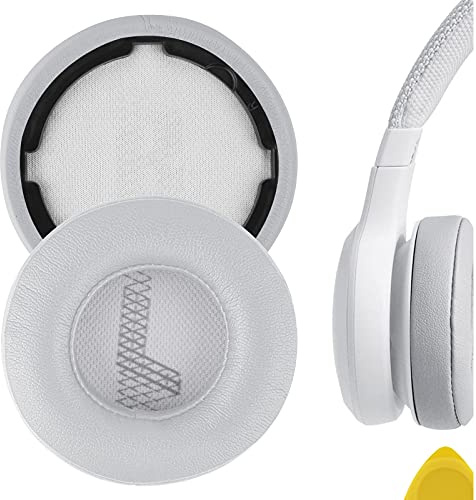 Geekria Replacement Ear Pads for JBL LIVE 400BT Headphones Ear Cushions, Repair Parts (Grey)