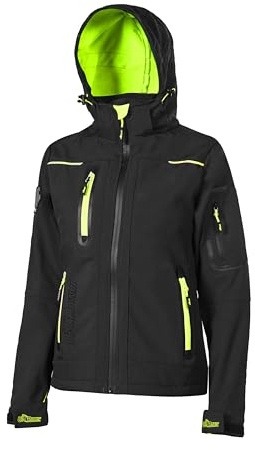 U-POWER DON'T WORRY... BE HAPPY! Giacca In Softsheel Space Lady Black Carbon Giacca in Softsheel SPACE LADY Black Carbon Uomo (Pacco da 1)