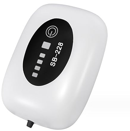 Matybobe Aquarium-Luftpumpe, wiederaufladbare USB-Sauerstoffpumpe, Aquarium-Sprudler, hohe Kapazität, 2600 mAh Lithium-Batterie, leiser Betrieb, langlebiges und tragbares Design
