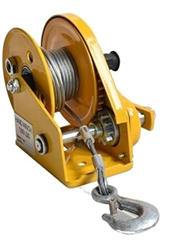 AmNooL Polipasto de cabrestante portátil para instalación de Aire Acondicionado, cabrestante especializado para Montar y Desmontar Unidades Exteriores (Color: cabrestante de 1200 LB 20 m) (cabresta