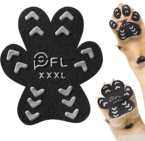 48 Stück Pfotenschutz für Hunde, rutschfeste Selbstklebende Hundeschuhe für ältere Hunde, ideal zum Schutz gegen heißen Asphalt & verletzte Pfoten