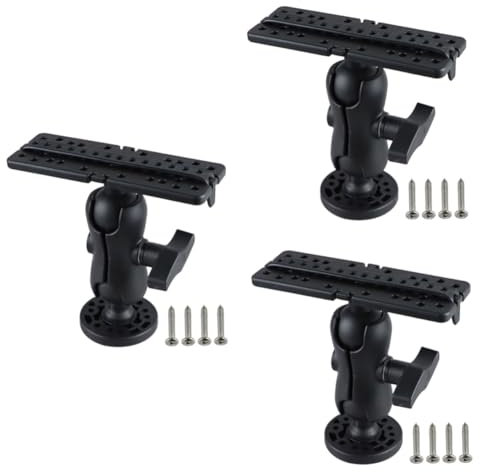 Gadpiparty 3sätze Drehbarer Fischhalter Für Boot Und Kajak Robuste Fischfinder Halterung Einfache Installation Und Stabile Montage Für Optimale Angelergebnisse