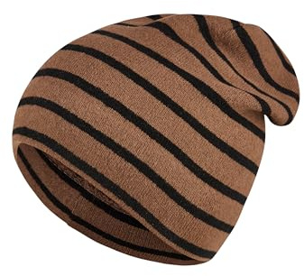 Sterntaler Beanie mit feinem Streifen - Unisex Baby und Kinder Mütze aus weichem Microfleece