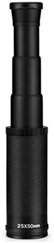 25x50 Monocular Telescope, Portable Telescopic Monocular Telescope with High BAK4 Prism Lens Monocular Compact with Smartphone Mount for Bird Watching Concerts,for Indoor/Outdoor