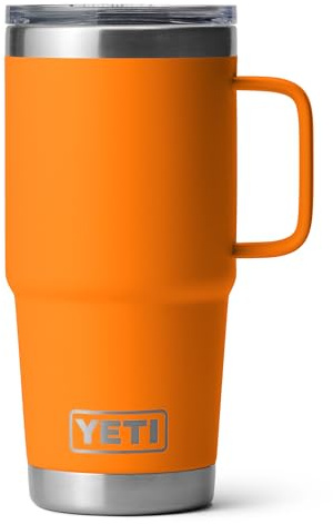 YETI Rambler Travel Mug, Stainless Steel Vacuum Insulated with Stronghold Lid, King Crab, 20 oz (591 ml)