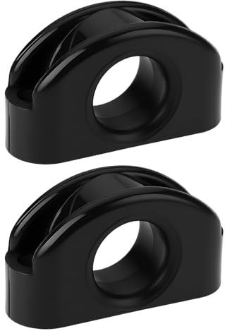Briny River Bullseye Passacavi 55 x 30 mm per yacht, barche a vela e barche da pesca, diametro massimo 17 mm, 2 pezzi