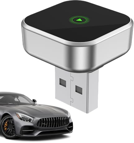 Générique Kabellose Adapter für Auto – Plug and Play Schnellverbindungsbox – kompakter kabelloser Konverter | für Auto, Limousine, LKW, Wohnwagen, Wohnmobile, Anhänger